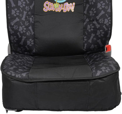 BDK Scooby Doo Waterproof Car Seat Covers for Dogs, 2 Pack Front Seat– Heavy Duty Black Oxford Automotive Front Seat Protector for Pets, Interior Covers for Auto Truck Van SUV