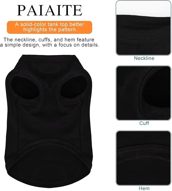 Discover Cozy Cotton Canine Wear: Soft, Lightweight, and Breathable Dog Shirt Vest with Eye-Catching Graphics (My Shadow HAS Four LESGS and A Tail), Keeping Your Furry Friend Warm! Black 3XL
