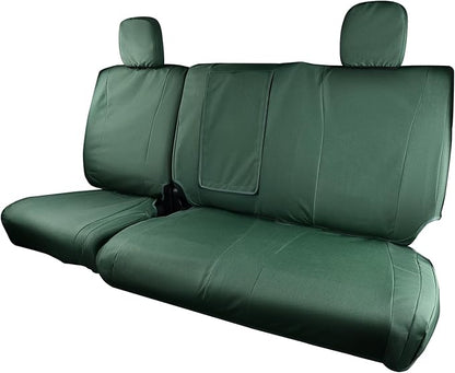 Coverado Rear Bench Car Seat Covers, Waterproof Oxford Back Seat Cover for Car Seat Protector for Kids & Dogs, Compatible with 2015-2026 Ford F150 & 2017-2026 Ford F250 F350 F450, Green