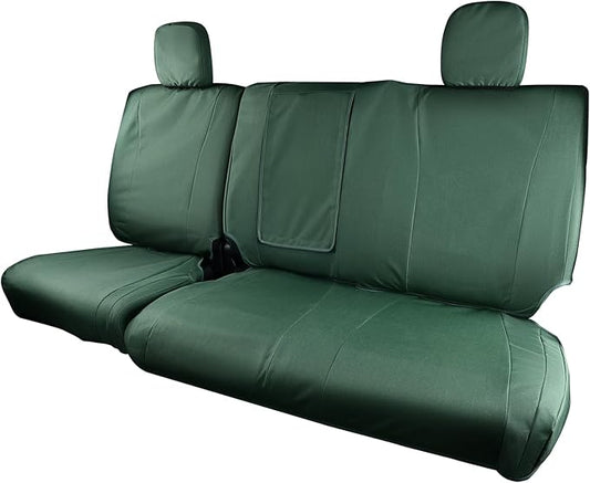 Coverado Rear Bench Car Seat Covers, Waterproof Oxford Back Seat Cover for Car Seat Protector for Kids & Dogs, Compatible with 2015-2026 Ford F150 & 2017-2026 Ford F250 F350 F450, Green