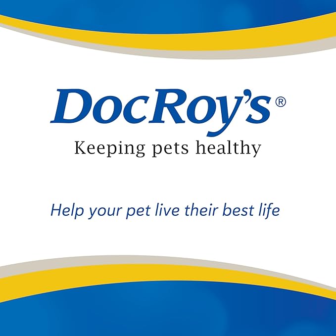 Doc Roy’s GI Synbiotics Probiotic & Prebiotic Granules for Dogs & Cats, Digestive & Immune Health Supplement with Live Cultures, BgMOS & Beta Glucans, Chicken Flavor, 454g Granules