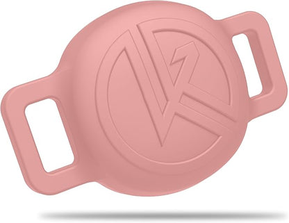 Tile Sticker Cat Collar Holder (2024): The Smallest, Lightest, and Most Comfortable Tracking Case for Cats - Track Your Pet with iPhone Samsung Android Device - Life360 for Boy Girl Kittens (Pink)