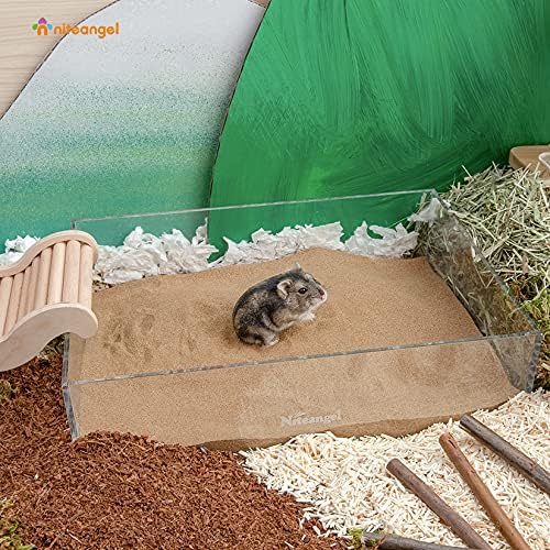 Niteangel Hamster Desert Bath Sand: 12lb/192oz No-Dust Bath & Easy to Clump