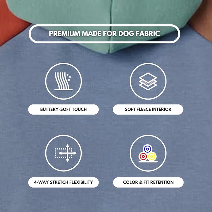 Spark Paws Human Hoodie - Premium Quality, Buttery Soft, Superior Comfort and Fit, Calming Fleece Interior, Suitable for All Styles - Alpine - S