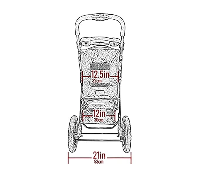 Pet Gear No-Zip NV Pet Stroller for Cats/Dogs, Zipperless Entry, Easy One-Hand Fold, Gel-Filled Tires, Plush Pad + Weather Cover Included, Pink Diamond
