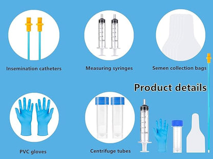 5 Set Dog AI Artificial Insemination Breeding Kit, Dog Breeding Kit, Insemination Breeder kit for Dog, Dog Breeding Supplies for Large Breeds (15.7 inch)