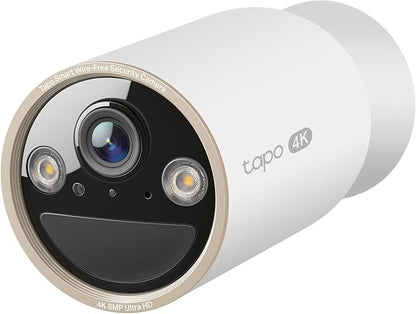 Tapo MagCam 4K Outdoor Wireless Security Camera - Up to 200-Day Battery, Magnetic Mount, Person/Vehicle Detection, Subscription-Free Local Storage or Optional Cloud, Compatible with Alexa, C460