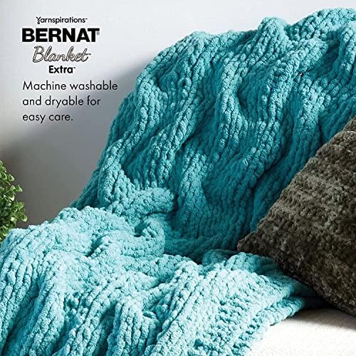 Bernat Blanket Extra Thick Chunky Yarn for Crocheting, Clay