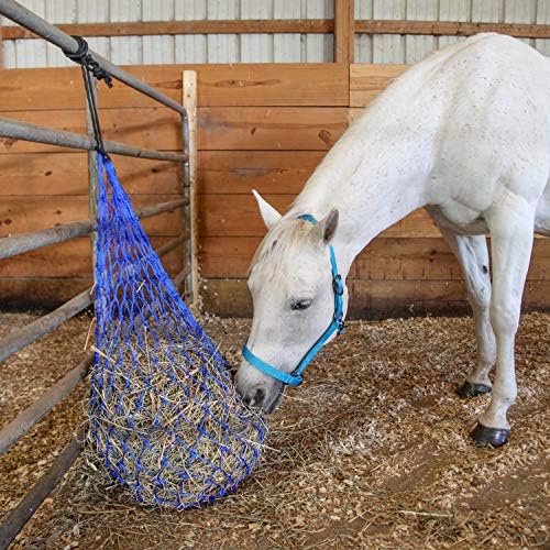 Majestic Ally Hay Net, Set of 2, Length - 54”, Holes 3"x3" for Horses