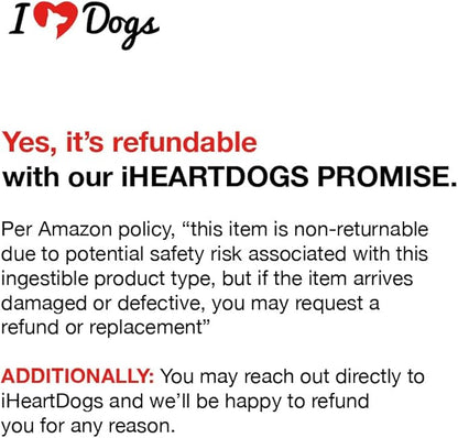 iHeartDogs Bone Broth & Collagen for Dogs - Bone Broth & Mushroom Gold Powder Supplement for Immune System Support, Improved Mobility & Flexibility and Natural Detox - Turkey Tail Mushroom for Dogs