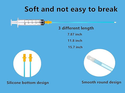 15 Set AI Artificial Insemination Dog Breeding Kit, Canine Breeding Kit, Disposable Canine Artificial Insemination, Dog Insemination Breeder Kit, Canine Breeding Supplies for Large Breeds (11.8 inch)M