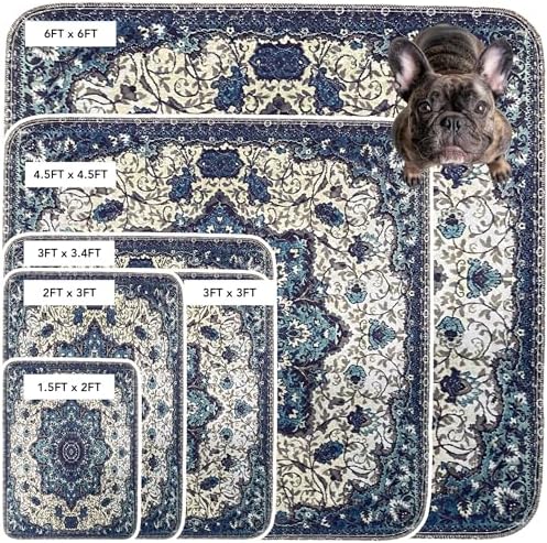 PUPIBOO Washable Pee Pads for Dogs and Cats - Super Absorbent Reusable Puppy Training Pads - 100% Waterproof, Leak-Proof & Non-Slip Whelping Pads for Pet Housebreaking