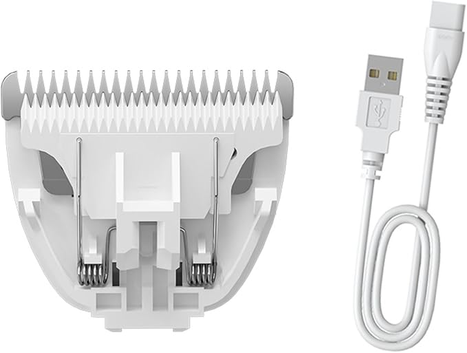 Upgrade Your Pet Grooming Game Professional Replacement Blades and Charging Cord - Safe, Sharp, and Easy to Use