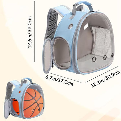 Guinea Pig Backpack, Space Capsule Bubble Window Small Animal Backpack for Guinea Pig, Bird Bunny Rabbit