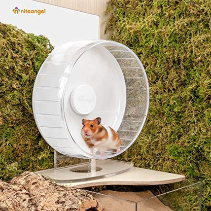 Niteangel Super-Silent Hamster Exercise Wheels: Quiet 10 inch Running Wheel
