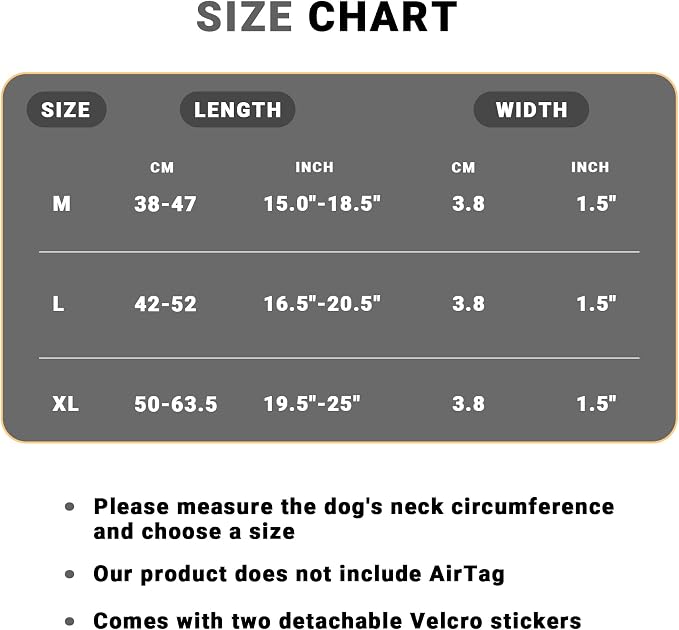 Tactical AirTag Dog Collar Leash Set - Heavy Duty, Adjustable GPS Collar | Compatible with Apple AirTag, with Holder & Control Handle for Medium/Large Dogs [ Black, M ]