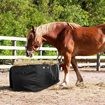 Hay Bale Storage Bag-600d 44.4" x 22.8" x 18.7'' Extra Large Horse Hay Bag