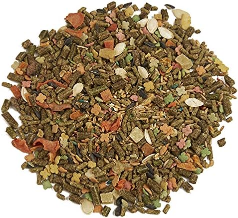 F.M. Brown's Tropical Carnival, Gourmet Pet Rabbit Food with High-Fiber Timothy and Alfalfa Hay Pellets, Probiotics for Digestive Health, Vitamin-Nutrient Fortified Daily Diet, 5 lb