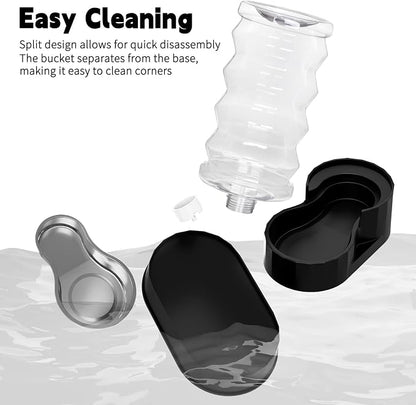 RIZZARI 8L Elevated Dog Waterer: Comfort Height Design | Gravity Fed/No Power Needed/Anti-Spill Base/for Senior Dogs & Large Breeds/Living Room/Garden/ Easy-Clean