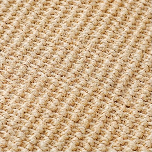 SHENGOCASE 4-Pack 6" X 8" Sisal Cat Scratching Mat Pad with Hook & Loop Tapes for Wall Couch, Window Perch, Cat Wall Furniture Shelves