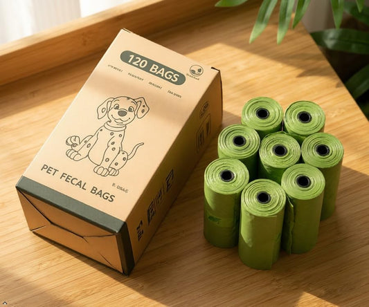 Dog Poop Bags Biodegradable, Leak-Proof, Extra Thick, 120 Count