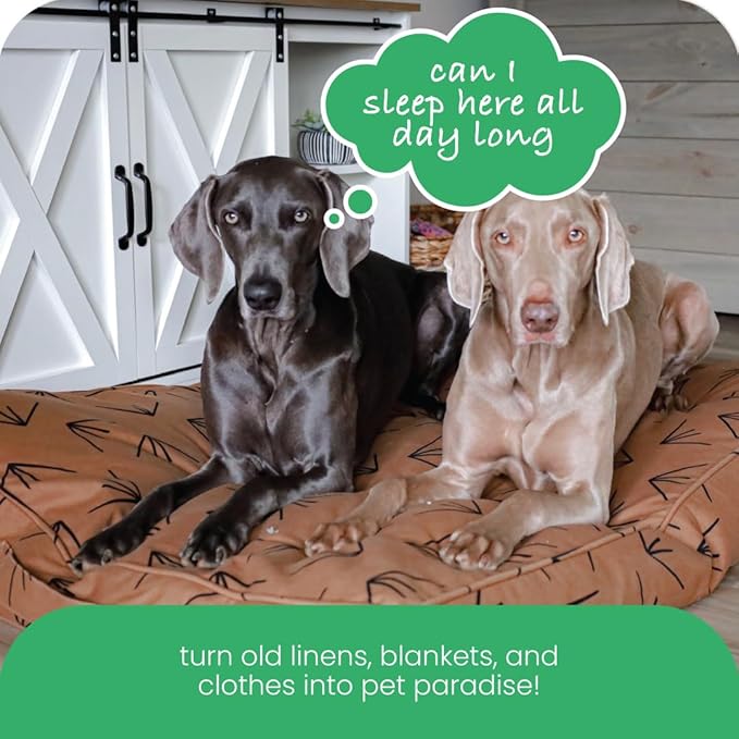 Molly Mutt Medium to Large Duvet Cover, Heat Waves, Brown with Black Accents, 22"x27"x5"