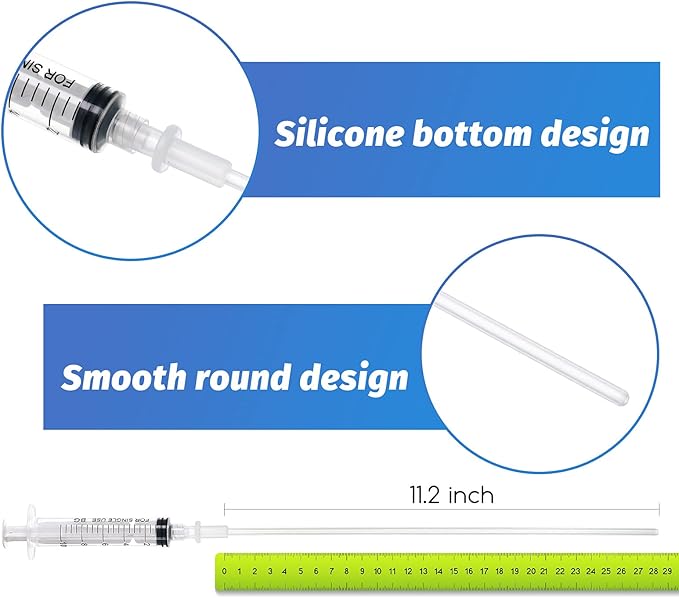 Weewooday 15 Set AI Artificial Insemination Dog Breeding Kit Canine Breeding Kit Dog Semen Collection Bag Disposable Artificial Insemination Pet Supplies (27.5 cm,White)