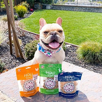 HOLI Freeze Dried Rabbit Dog Treats – Single Ingredient Freeze Dried Rabbit Treats for Dogs – All Natural – High Value Training Treats - 1.75 oz