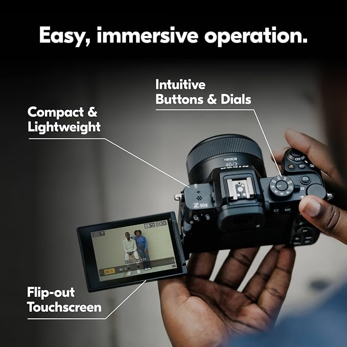Nikon Z50 II | Compact mirrorless Stills/Video Camera with Easy Color presets and Wireless Photo Sharing | Nikon USA Model