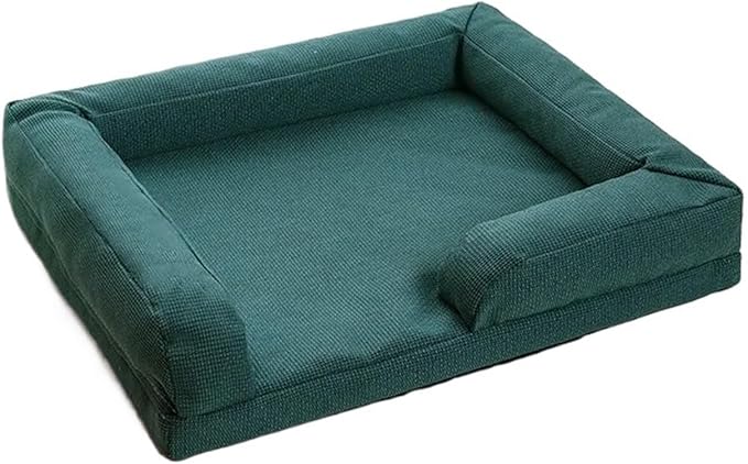 cat Bed, Kennel Winter Warm Cat Litter Removable and Washable Four-Season Universal Dog Cushion Pet Supplies Puppy Accessories,Parts(Beige,S-50x40cm)
