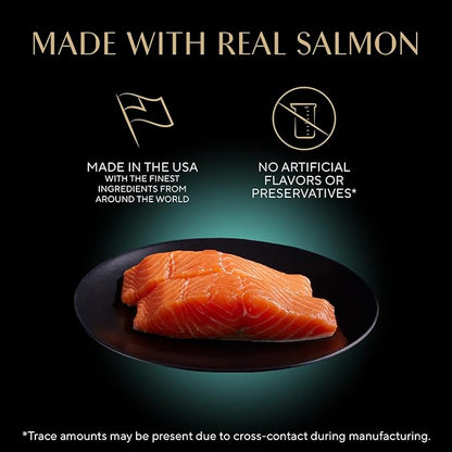 Sheba Perfect Portions Wet Cat Food Cuts in Gravy, with Sustainable Salmon, 2.6 oz. Twin-Pack Trays (24 Count, 48 Servings) (Pack of 2)