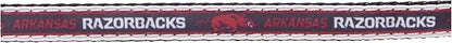 Pets First Collegiate PET Collar New Version Arkansas Razorbacks Dog Collar, Size Small. Best Sports Team Color for Dogs & Cats. A Shiny & Colorful Dog & Cat Collar Licensed by The NCAA