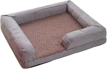cat Bed, Kennel Winter Warm Cat Litter Removable and Washable Four-Season Universal Dog Cushion Pet Supplies Puppy Accessories,Parts(7X 90X No Camera,S-50x40cm)