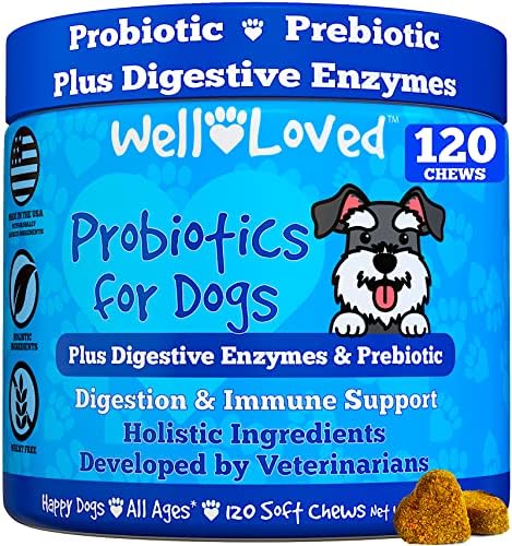 Well Loved Probiotics for Dogs, Dog Probiotics, Made in USA, Vet Developed