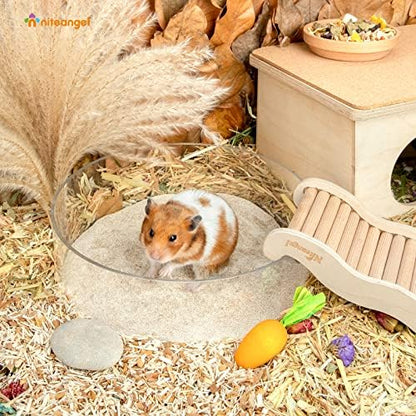 Niteangel Hamster Desert Bath Sand: 6lb/96oz No-Dust Bath & Easy to Clumps