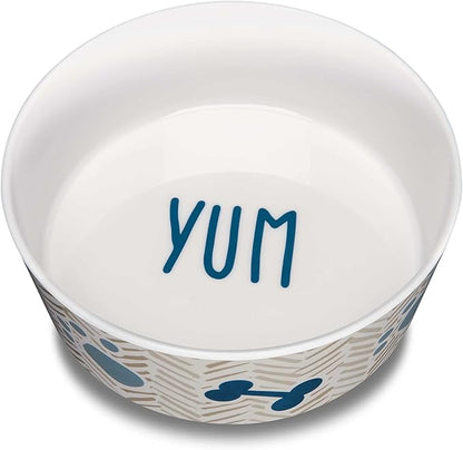 Loving Pets Dolce Moderno Dog Bowl – Modern Melamine Dog Food Bowl & Dog Water Bowl – Durable, Non-Slip Pet Dish for Small & Medium Dogs – Dishwasher Safe Dog Bowl (Small, 16 oz)