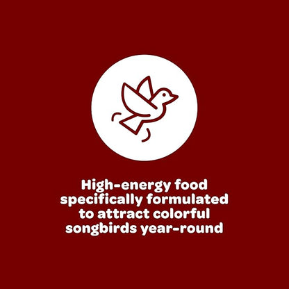 Kaytee Songbird Wild Bird Seed Food, Blended for Grosbeaks, Chickadees, Titmice, Cardinals, Nuthatches & More, 7 Pounds