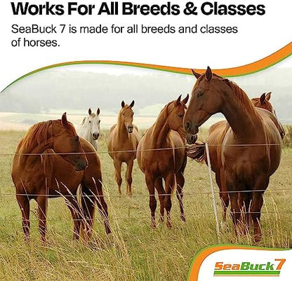 SeaBuck 7 Equine Sea Buckthorn Supplement for Horses, 1 Gallon