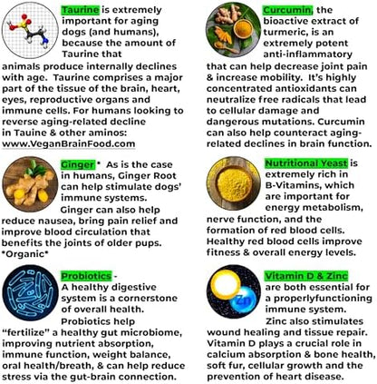 Anti-Aging & Immune Support | Organic, Human-Grade Ingredients | Medicinal Plants & Mushroom Extracts | Omega 3's, Antioxidants, Probiotics, Vitamins & Minerals | Plant-Based & Vegan