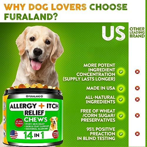 Dog Allergy Relief Chews - Itch Relief & Seasonal Allergy Support
