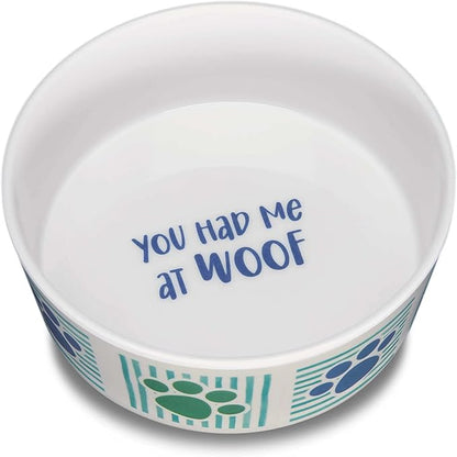 Loving Pets Dolce Moderno Dog Bowl – Modern Melamine Dog Food Bowl & Dog Water Bowl – Durable, Non-Slip Pet Dish for Small & Medium Dogs – Dishwasher Safe Dog Bowl (Small, 16 oz)