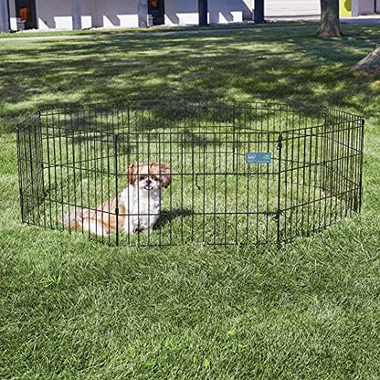 MidWest 18-Inch Exercise Pen, No Door, 16 Sq Ft Play Area