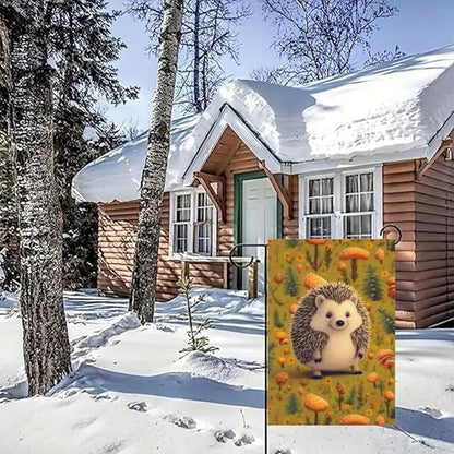 Burlap Linen Garden Flag 12x18 Inch, Farmhouse Spring Summer Yard Decor