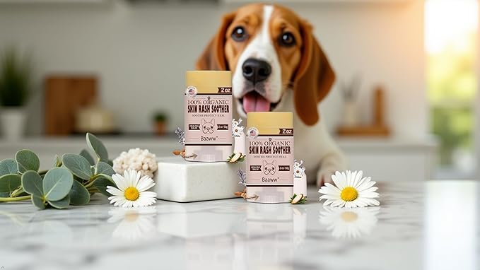 Dog Irritated Skin Relief - Hot Spot Soother Skin Treatment Moisturizer, Anti-Itch & Allergy Dog Lotion, Coconut Oil for Itchy Skin- Soothing Relief for Dry Itchy Coat, Balm 2oz - 2 Pack