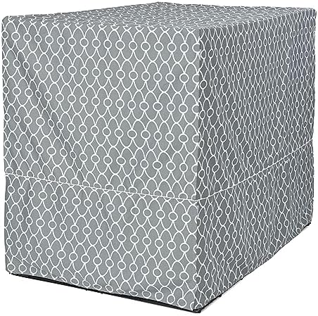 MidWest Homes for Pets Dog Crate Cover, Privacy Dog Crate Cover Fits Midwest Dog Crates, Crate Cover Only; Machine Wash & Dry; Gray Geo Print; 54 inch