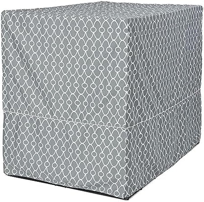 MidWest Homes for Pets Dog Crate Cover, Privacy Dog Crate Cover Fits Midwest Dog Crates, Crate Cover Only; Machine Wash & Dry; Gray Geo Print; 54 inch