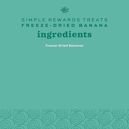 Oxbow Simple Rewards Small Pet Treats, Banana, Freeze Dried Fruit, Guinea Pig & Bunny Treats, Healthy Pet Fruit Snack for Rabbit & Guinea Pig, Freeze Dried Bananas, 1 oz Bag