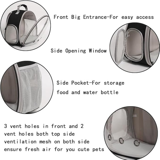 Reptile Travel Carrier for Bearded Dragon,Guinea Pig Carrier,Guinea Pig Carrier for 2,Reptile Travel Carrier for Lizards Sugar Glider Hedgehog Rat Parrot Birds (Green, Backpack)