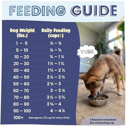Pawstruck Air Dried Dog Food with Real Chicken, Grain-Free, Made in USA, Non-GMO & Vet Recommended, High Protein Limited Ingredient Full-Feed for All Breeds & Ages, 2lb Bag