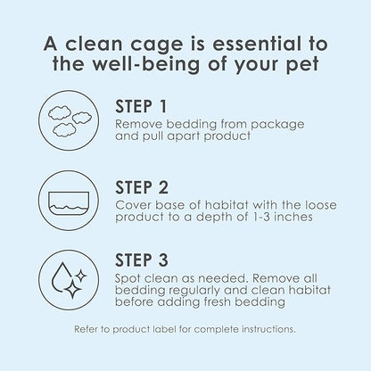 Kaytee Clean & Cozy Natural Paper with Extreme Odor Control Bedding, Made with 100% Recycled Paper